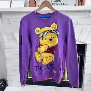 Entreels Baby Winnie The Pooh Thug Life Crewneck Pullover